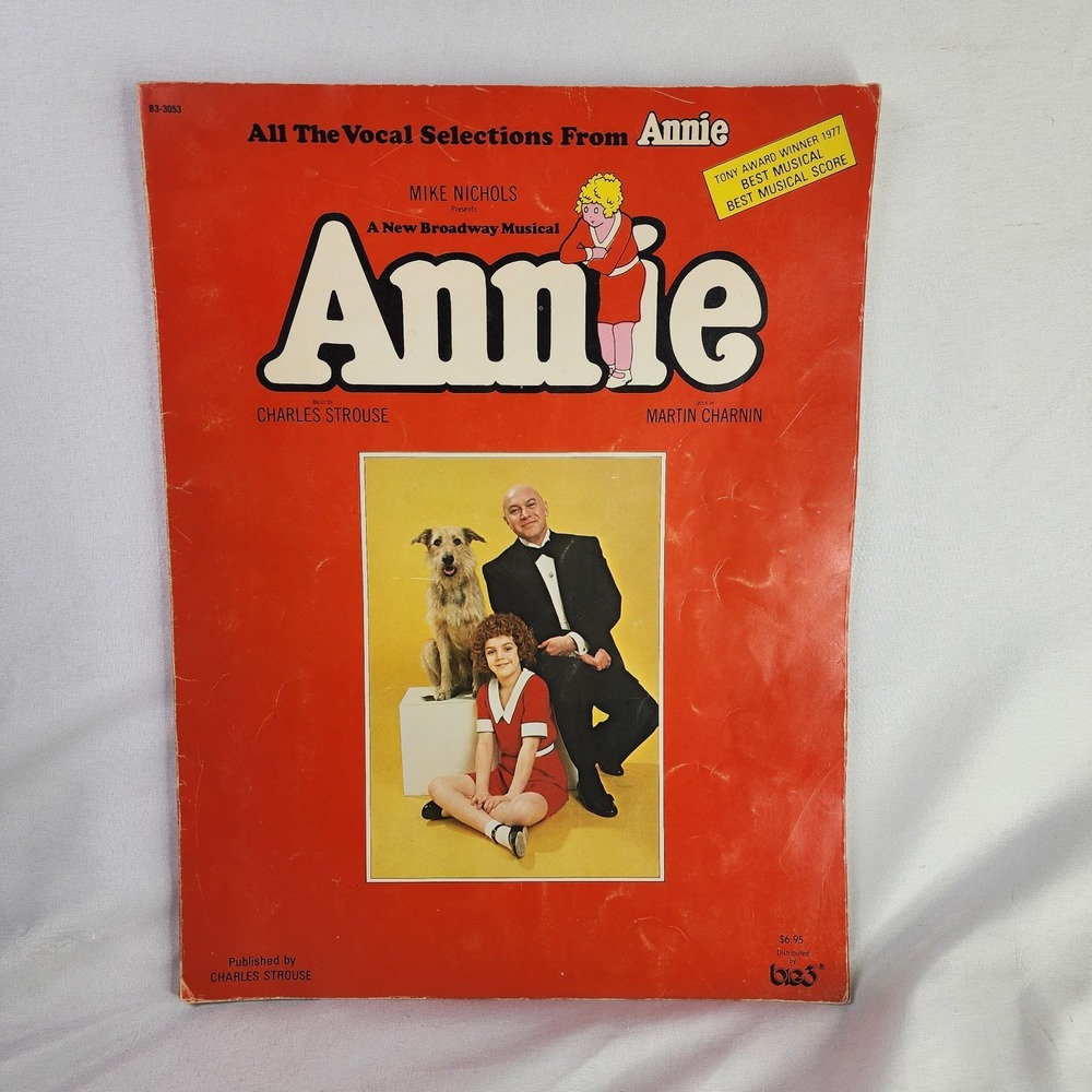 All‎ The Vocal Selections From Annie Song Book Charles Strouse Martin Charnin